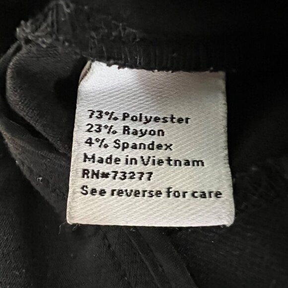 Nine West Kick Flare High Rise Dress Pants Black Womens Size 8 - Picture 10 of 10